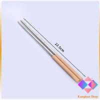 ราคา KANGBAN ชุด มีด ช้อน ส้อม ช้อนกาแฟ ช้อนยาว ตะเกียบ วัสดุสแตนเลสและไม้ ช้อนส้อมด้ามไม้ Stainless steel cutlery (14808876165)