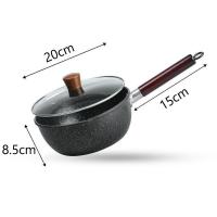 ราคา หม้อหินอ่อนแท้ หม้อคลือบหินอ่อน หม้อเทฟล่อน หม้อใช้ครัวเรือน เตาแม่เหล็กไฟฟ้า เตาแก๊ส หม้อผัด TookZone (16891306916)