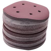 ราคา 150mm Sanding Disc 6 Inch Hook and Loop Sanding Pads 100 Pcs Sandpaper Set Assorted Grits for Random Orbital Sander (17091507218)