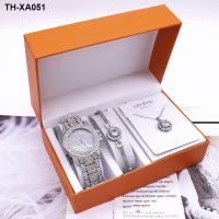 ราคา Wrist watch set the new necklace bracelet watch box 2022 watches ladies leisure auger (19607397798)