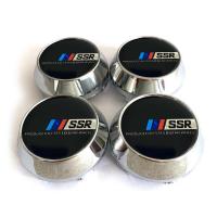 ราคา NEW 4pc 60MM SSR Logo Black Silver center caps Car Modified Wheel Center Cover Rim Hub Cap Center Cap for SSR rim (16474253021)