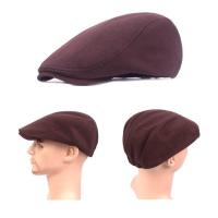 ราคา พร้อมส่ง หมวกติงลี่ หมวกเซี่ยงไฮ้ ผ้าคอตตอน Flat Cap Beret Hat Ivy Cap (16472135383)
