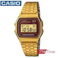 ราคา Casio Standard นาฬิกาข้อมือผู้ชาย ผู้หญิง รุ่น A159WGEA 5DF สีทอง น้ำตาล (2105708805)