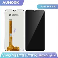 ราคา AUMOOK ชิ้นส่วนจอสัมผัสแอลซีดีของเครื่องแปลงดิจิทัล Y91c สำหรับ Vivo Y91i Y91ของแท้สำหรับ Y91 Y91i Y91c VIVO พร้อมกรอบ (19543263360)