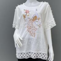 ราคา เสื้อปักลายสวยๆ ใส่สบาย ระบายอากาศดี คุณภาพดี (15467986825)