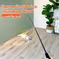ราคา ไม้ตกแมวยืดหดได้ ของเล่นสัตว์เลี้ยง เบ็ดตกแมว ไม้ล่อแมว ไม้ตบแมว เปลี่ยนหัวได้ ไม้ตกแมวพร้อมหางพู่ หางกระรอก ยาว 99 ซม ของเล่นแมว (15043829783)