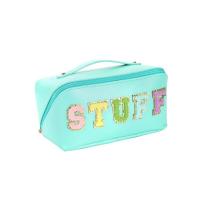 ราคา Embroidery Makeup Organizer Embroidery Travel Toiletry Bag PU Makeup Bag Embroidered Cosmetic Bag Towel Embroidery Makeup Case (20333823612)