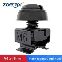 ราคา ZoeRax M6 x 16mm Rack Mount Cage Nuts Screws and Washers for Rack Mount Server Cabinet Rack Mount Server Shelves Routers (19613879113)