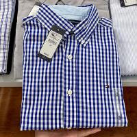 ราคา ซื้อ Tommy Tommy Hilfiger เสื้อผ้าฝ้าย Oxford แขนยาวเสื้อเชิ้ตมีลายแท้ซื้อเสื้อผ้าผู้ชาย (9760244122)