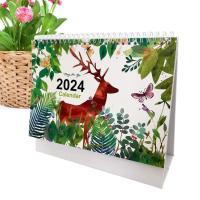 ราคา Desk Calendar 2024 2024 Paper Calendar Monthly Desk Planner for Easy and Effective Organizing Standing Desk Calendar for Home Workplace Desk newcomer (20720455060)