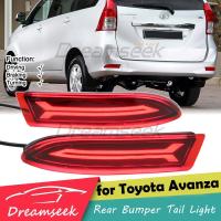 ราคา ไฟ LED สะท้อนแสงด้านหลังกันชนไฟท้ายสำหรับ Toyota Avanza 2012 2021ไฟเบรกสำหรับขับรถพร้อมไฟเลี้ยวต่อเนื่องแบบไดนามิกเลนส์สีแดง Type A (19612257396)