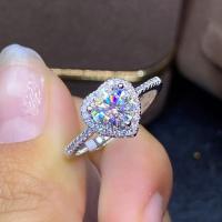 ราคา Solitaire 1ct Lab Diamond แหวน100 จริง925เงินสเตอร์ลิงแหวนแต่งงานแหวนหมั้นแหวน Moissanite เครื่องประดับของขวัญ (17547677273)