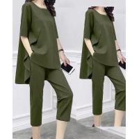 ราคา มาใหม่พร้อมส่ง ชุดเซ็ตแฟชั่น2ชิ้น 3สี ชุดแฟชั่น สไตล์เกาหลี เนื้อผ้าดีใส่สบาย เสื้อแขนสั้น กางเกง (15667270217)