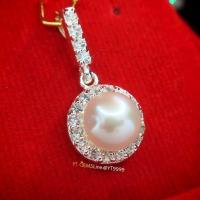 ราคา จี้ไข่มุกแท้ ล้อมเพชร จี้เงินแท้ 92 5 ไข่มุกแท้ เพชร Swiss YTG 10257 (17435762056)