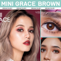 ราคา คอนแทคเลนส์ Dreamcolor1 รุ่น Mini Grace เลนส์รายเดือน ขนาดมินิ กันรังสียูวี มีค่าสายตา 0 00 10 00 (16214265271)