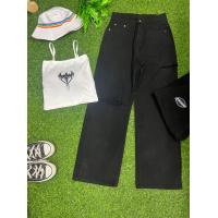 ราคา สายเดี่ยว สายเดี่ยวขาว กางเกงกึ้งยีนส์สีดำ แฟชั่นวินเทจห้ามพลาด (14158064639)