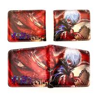 ราคา Tokyo Ghoul Kids Cartoon Wallets Casual Anime Wallet Short Tokyo Food Kind Teenager PU Short Coin Purse Leather Wallet (15359441538)