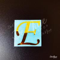 ราคา สติกเกอร์โลหะ สูง 2 5 5 ซม ตัวอักษรภาษาอังกฤษ ตัวใหญ่ A Z สติกเกอร์ตัวอักษร ตัวพิมพ์ใหญ่ (15211863509)