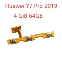 ราคา สำหรับ Huawei Y7 Pro 2019 3 GB 4 GB ปุ่มเปิดปิดเสียงขึ้นลงปุ่มสวิตช์กุญแจสายเคเบิลยืดหยุ่นสำหรับเปลี่ยนอะไหล่ (13956368783)