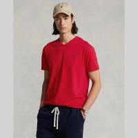 ราคา Polo Ralph Lauren เสื้อยืดผู้ชาย Tee Classic Fit Jersey V Neck T Shirt รุ่น MNPOTSH1N820091 สีแดง (20730377428)