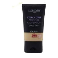 ราคา รองพื้น Lifeford ไลฟ์ฟอร์ด ปารีส เอ็กซ์ตร้า คัฟเวอร์ มอยส์เจอร์ ฟาวน์เดชั่น SPF35 PA 30 มล (18652032136)