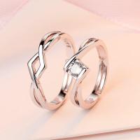 ราคา เครื่องประดับ COCOJEWELRY 2ชิ้น ชุดแหวนเงินคู่เปิดโบว์ติดมงกุฎเพชรของขวัญการหมั้น (18919549155)