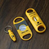 ราคา Cuban Cigare Tongs Three piece Tool Portable Cohiba Ciga Cutter V cut Sharp Circular Punch Pliers Accessories (10706583692)