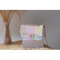 ราคา กระเป๋า Pimmy classic เชฟรอน เซ็ทสีเรนโบว์ พร้อมถุงแบรนด์ No F 1028 (17287183034)