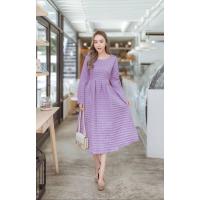 ราคา GANNIE Shop พร้อมส่ง S 4XL De2 Dress เดรส เดรสยาว ผ้าทอนูน เดรสสาวอวบ เดรสแขนยาว เดรสสีม่วง เดรสสีดำ เดรสสีโอรส ชุดออกงาน ชุดสาวอวบ ใส่ไปเที่ยว ใส่ไปทะเล ชุดเดรส เดรสออกงาน เดรสลายนูน (17218981712)