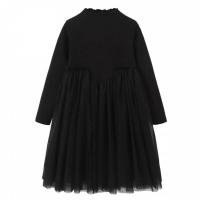 ราคา Spring Autumn 2022 Black Girl Dress Patchwork Tutu Mesh Dress Long Sleeve Retro Birthday Party Vestidos Teen Girls Clothing (13598488385)