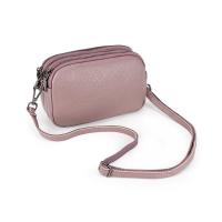 ราคา Real Leather Womens Bags Shoulder Bags Mini Messenger Bag 3 layer Zipper Women Handbag Purse Ladies Phone Bags Small Cross Body (13310770025)