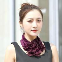 ราคา basevv ผ้าพันคอแบบสวมหัวหลากหลายแบบหญิงล้วนตรงปกดอกไม้ปลอมผ้าพันคอ (19582291019)
