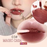 ราคา Mezze ใหม่ ของแท้ ลิปสติก สีส้มอิฐ ลิปจูบไม่หลุด ลิปสติก แบบกันน้ำ Lipstick ติดทนนาน (16194178485)