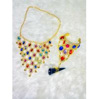 ราคา สร้อยคอ กำไลข้อมือ พร้อมแหวน สไตล์อินเดีย (17389207055)