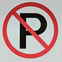 ราคา ป้าย PP ห้ามจอดรถ ขวางทางเข้าออก 25x35 ซม (18345254718)