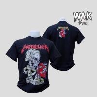 ราคา พร้อมส่ง D37 เสื้อผู้ชาย ผู้หญิง S XXXL T shirt เสื้อยืเ เสื้อวง Metallica ลิขสิทธิ์แท้100 (17287226605)