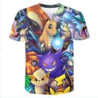 ราคา ใหม่ เสื้อยืดแขนสั้น พิมพ์ลายการ์ตูนโปเกม่อน ปิกาจู 3D แฟชั่นฤดูร้อน สําหรับเด็กผู้ชาย และเด็กผู้หญิง (16400776251)