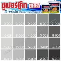 ราคา ICI Dulux สีเทา ซุปเปอร์โค้ท สีทาภายใน ฟิล์มด้าน ขนาด 3 และ 9 ลิตร สีทาบ้าน สีทาภายใน ไร้กลิ่น สีน้ำอะคริลิค สีน้ำพลาสติก (15951012866)