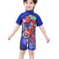 ราคา Kingstarเด็กB Atman S Pidermanชุดว่ายน้ำเสื้อแขนสั้นลายการ์ตูนหนึ่งชิ้นชุดว่ายน้ำ2 11Yrs (12618411501)
