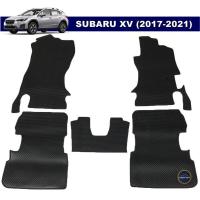 ราคา ยางปูพื้นรถยนต์ SUBARU XV ปี2017 21 แบบกระดุมเม็ดเล็กpvc สีดำ 5ชิ้น (675190953)