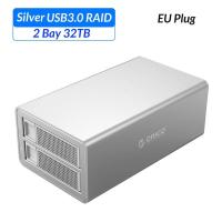 ราคา ORICO 35 Series 2 Bay 3 5นิ้ว HDD Docking Station USB3 0 SATA พร้อม RAID Aluminium HDD Enclosure 32TB ความจุ HDD Case (21235528039)