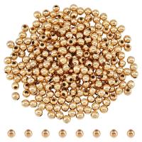 ราคา 300 Pcs 304 Stainless Steel Beads 4mm Metal Spacer Beads Round Golden Beads Smooth Loose Beads for DIY Bracelet Necklace Earring Jewelry Making Hole 1 6mm (20582452222)