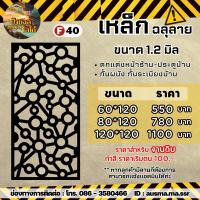 ราคา รั้วบ้าน ป้ายกำแพง เหล็กฉลุลาย หนา 1 2 มิล (20426913548)