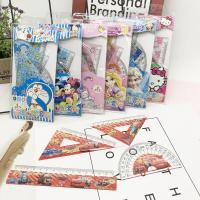 ราคา การ์ตูนชุดอุปกรณ์การเรียน ชุดไม้บรรทัด ชุด 4 ชิ้น ไม้บรรทัดสามเหลี่ยม ไม้โปรแทรกเตอร์ ไม้บรรทัด (16857924847)