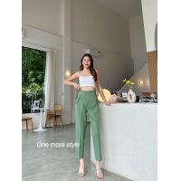 ราคา ? ? ? ? ? ? ? ? ? ? ? ? ? ? ? ? ? ? กางเกงขากระบอกเล็ก8ส่วนพร้อมส่ง (19777301953)