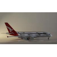 ราคา 1 160 Scale 50 5CM Airplane Airbus A380 QANTAS Airline Model W Light And Wheel Diecast Plastic Resin Plane For Collection (15510390596)