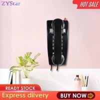 ราคา โทรศัพท์โบราณโทรศัพท์พื้นฐาน ZYStar พร้อมโทรศัพท์ผนังโทรศัพท์ติดผนังเสียงกลสำหรับโรงรถสำนักงาน (19411640736)