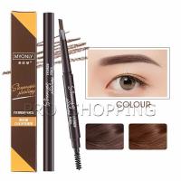 ราคา ดินสอเขียนคิ้วกันน้ำ ดินสอเขียนคิ้ว หัวคู่ กันน้ำ ทนทานกว่า2 หัว automatic eyebrow pencil (13247096633)