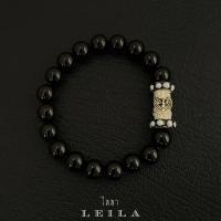 ราคา Leila Amulets ตะกรุด หล่อ นะอกแตก รุ่นแรก Baba Leila Collection 02 พร้อมกำไลหินฟรีตามรูป (16286504782)