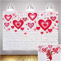 ราคา กำแพงอิฐสีขาว7x5ft ฉากพื้นหลังสำหรับปาร์ตี้โบเก้สีแดงหัวใจวันวาเลนไทน์อุปกรณ์ฝักบัวเจ้าสาวแต่งงานพื้นหลังสำหรับถ่ายภาพสตูดิโอของเด็กผู้หญิงอุปกรณ์ประกอบฉาก (21098888044)